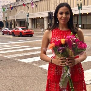 LULU’S Lace Red/Nude